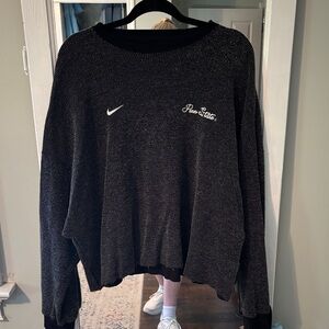 Nike Black and White Knit Sweater